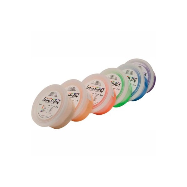 Val-u-Putty Exercise Putty, 2 Ounce, Set of 6 (6 Colors)